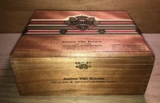 Ashton VSG Eclipse 9"x7"x3.75" SOLID WOOD Cigar Stash Craft Box Humidor