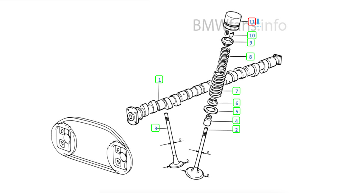 BMW INA ORIGINAL HYDRAULIC VALVE LIFTER TAPPET ROCKER M42 M50 M60 
