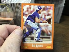 1988 Score Rookie & Traded Card PAT BORDERS # 99 T