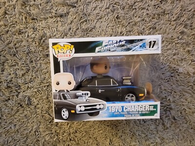 🔥NEW Funko POP! Rides #17 Fast & Furious 1970 Charger w/ Dom