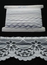Flat Lace White - 5 metres 360 