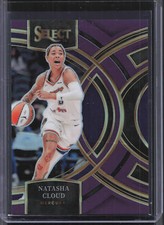 2024 Panini Select WNBA #115 Natasha Cloud Purple Prizms RG24 #/149