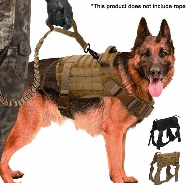 Dog Military Tactical Harness Large Dog Vest for German Shepherd