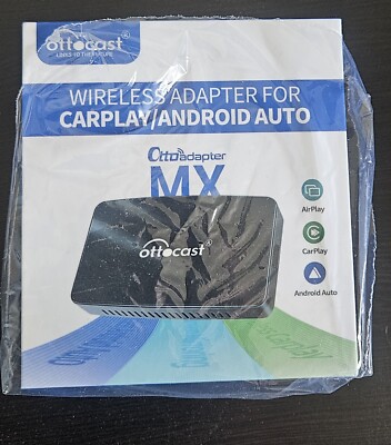 3 in 1 Ottocast Wireless Android Auto/CarPlay Adapter For Wired carplay +Airplay