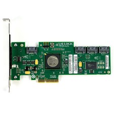 100 Tested HP LSI Logic SAS3041E-HP 4-Port PCI-e SAS SATA RAID Controller