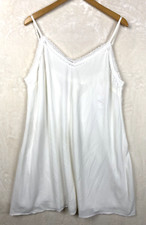 Entro Slip Dress Womens Large Lace trim Stretch Lined Feminine Faisry Minimalist