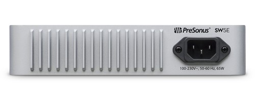 PRESONUS SW5E 5-Port AVB Switch w/ PoE, Rack Mountable+AKG Studio Headphones - Picture 4 of 6