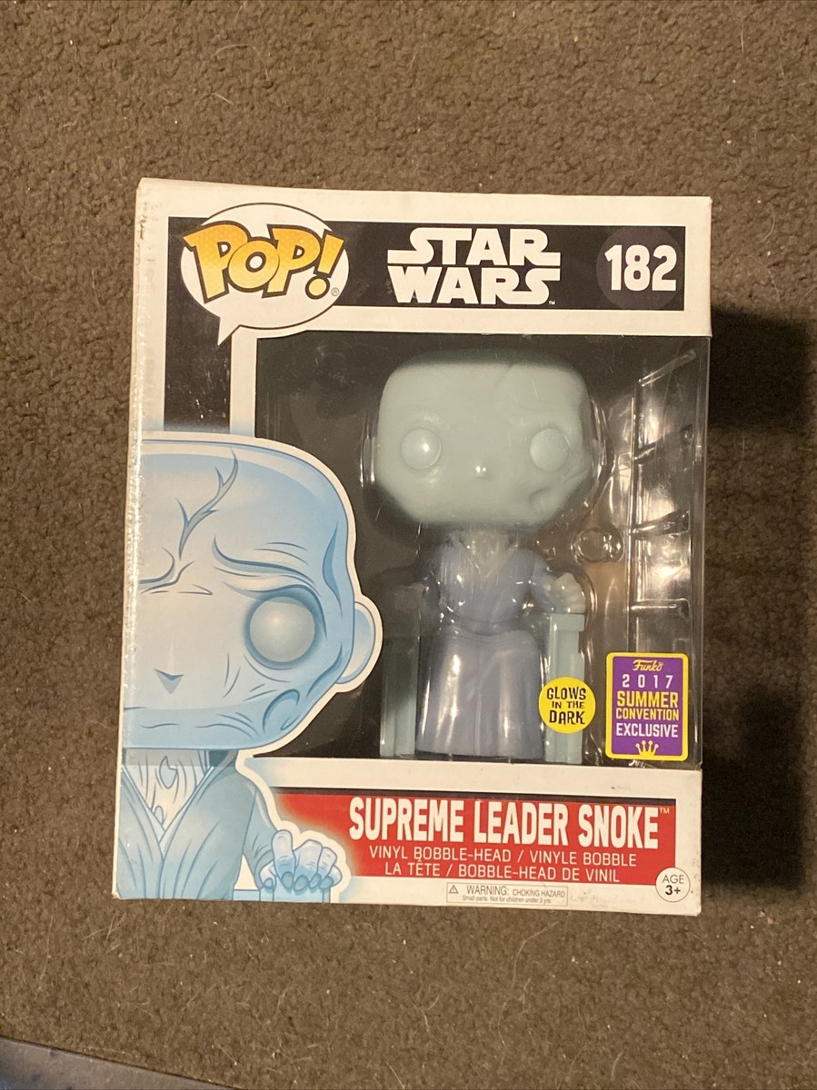 Funko Pop Star Wars #182 Supreme Leader Snoke Glow in Dark