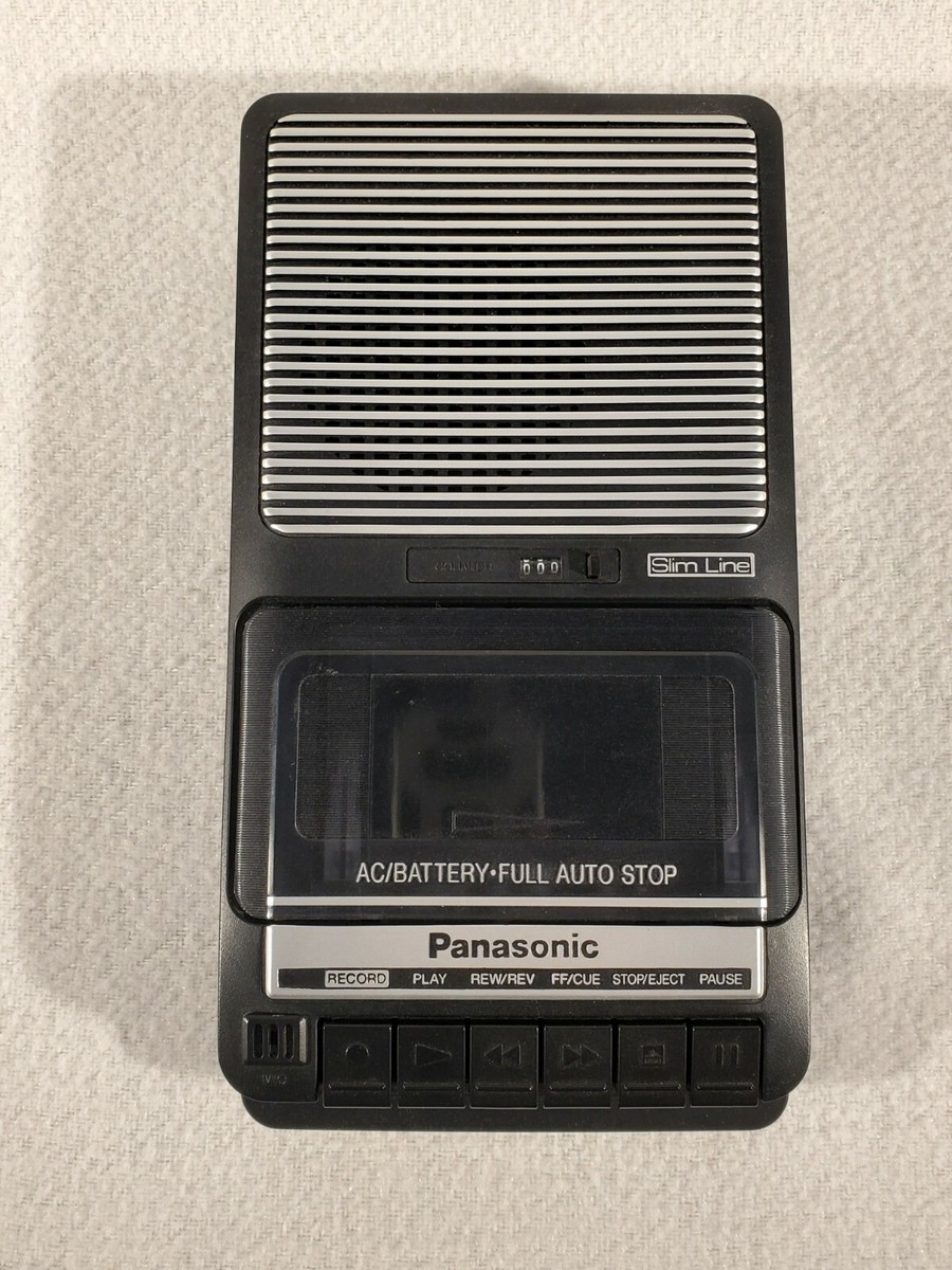 Panasonic SlimLine RQ-2102 Portable Cassette Tape Player Recorder
