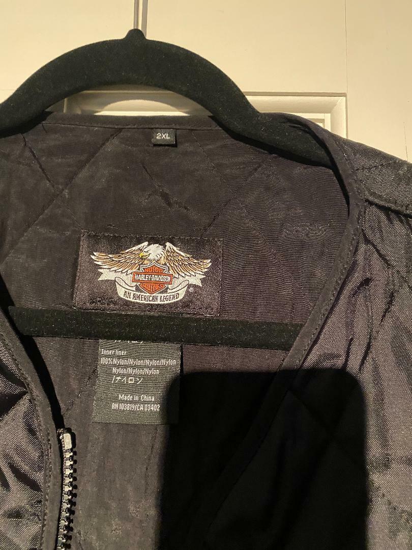 Harley Davidson AUTHENTIC QUILTED NYLON VEST REFLECTI… Gem