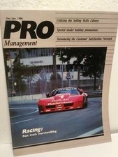 PRO Management Dec/Jan 1986 Racing Chevrolet Merchandising M 197 