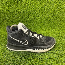 Nike Kyrie 7 TB Boys Size 6.5Y Black White Basketball Athletic Shoes Sneakers