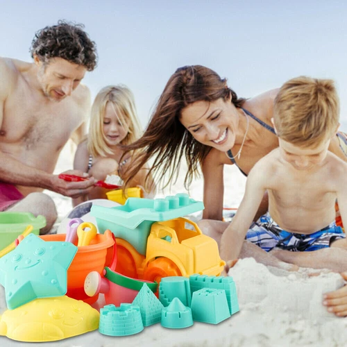 Beach Toys Set for Kids Toddlers Beach Sand Toy Kit Bucket Shovel Sand Truck US - Bild 17 von 24