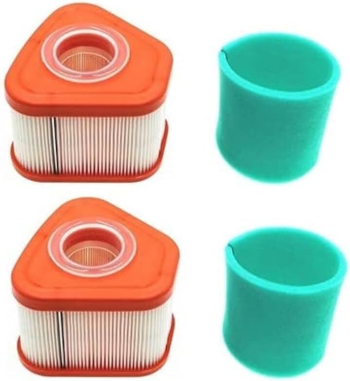 2X Air Filter For Briggs & Stratton 595853 597265 115P02 115P05 123P02