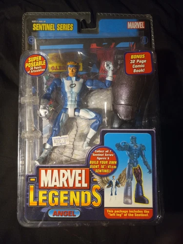 FIGURA Variante ÁNGEL Leyendas Marvel ToyBiz Centinela Onda al revés Error de cómic