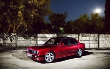 Cars bmw auto Desk Mat Stitched