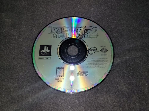 Twisted Metal 2 II GH 989 Studios Sony Playstation 1 PS1 EX condition*