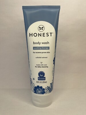 (2 Units) The Honest Company Eczema Soothing Therapy Cleansing Body Wash 8 oz