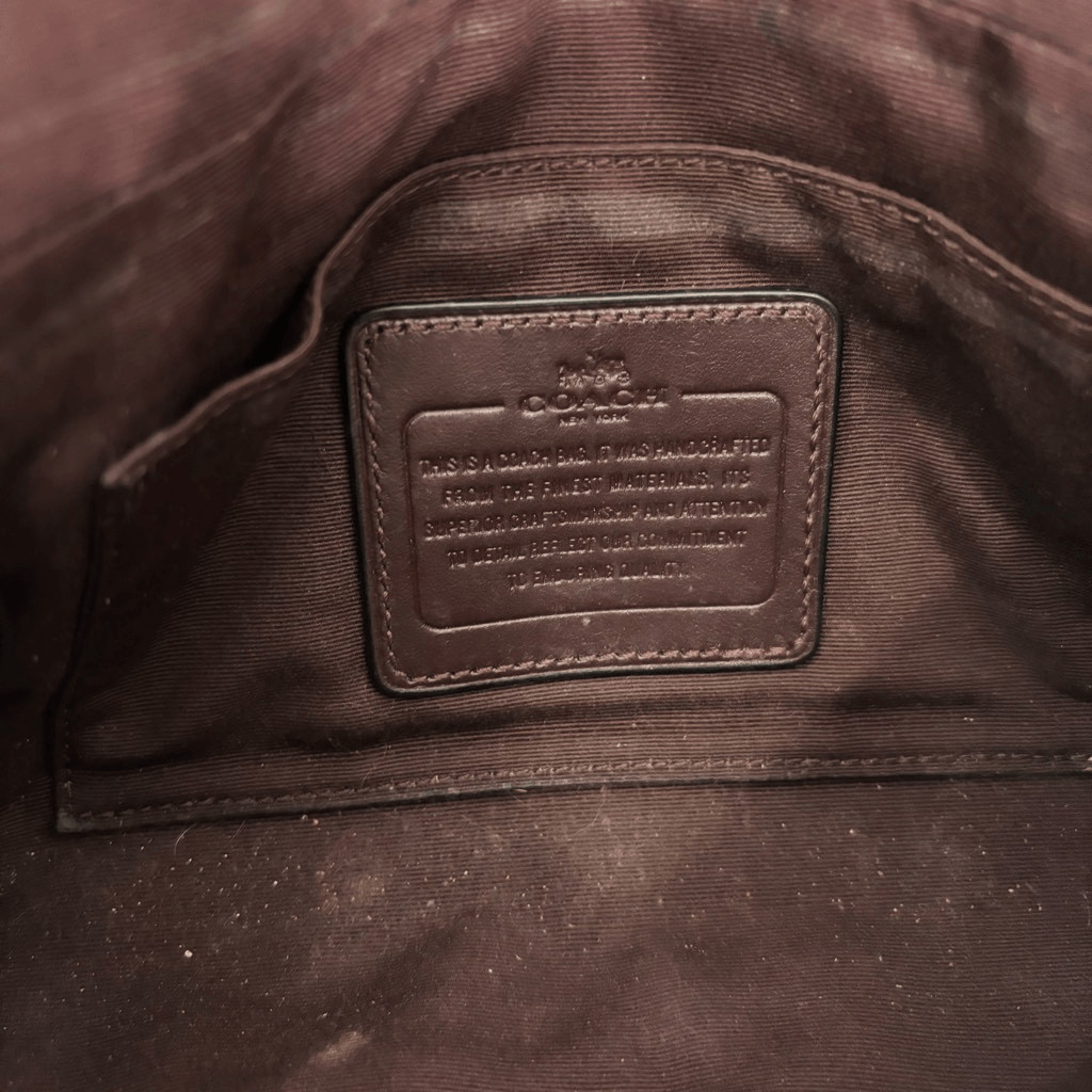 Coach Red/Maroon Patchwork Mini Ruby Leather Cros… - image 8