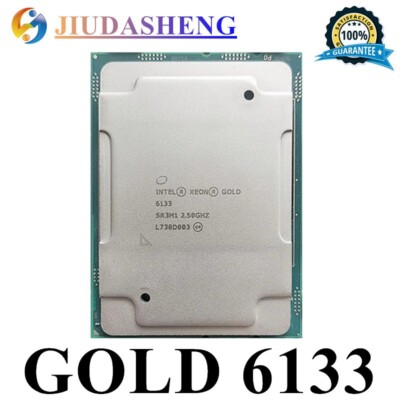 Intel Xeon Gold 6133 SR3M1 CPU 2.50GHz 20Core 40Threads LGA3647 Processor 150W