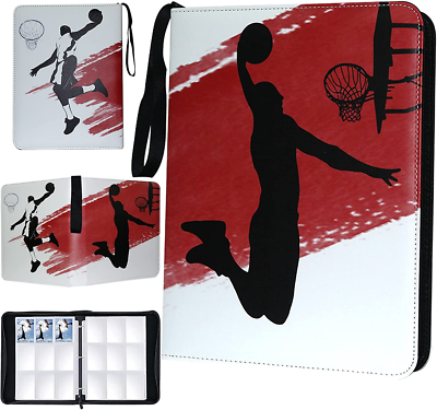 basketball trading card binder Amazon.com: Basketball Card Binder with Sleeves 900 Pocket, Boston Basketball  Card Holder for Trading Cards, Basketball Collector Album Folder Organizer  3 Ring Binder Storage Case Book for Kids Boys Gift : Office Products main image 1