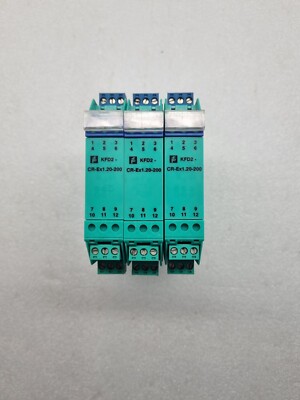 Pepperl+fuchs KFD2-CR-EX1.20-200 Isoliert Repeater Set 3 Free Schneller Versand