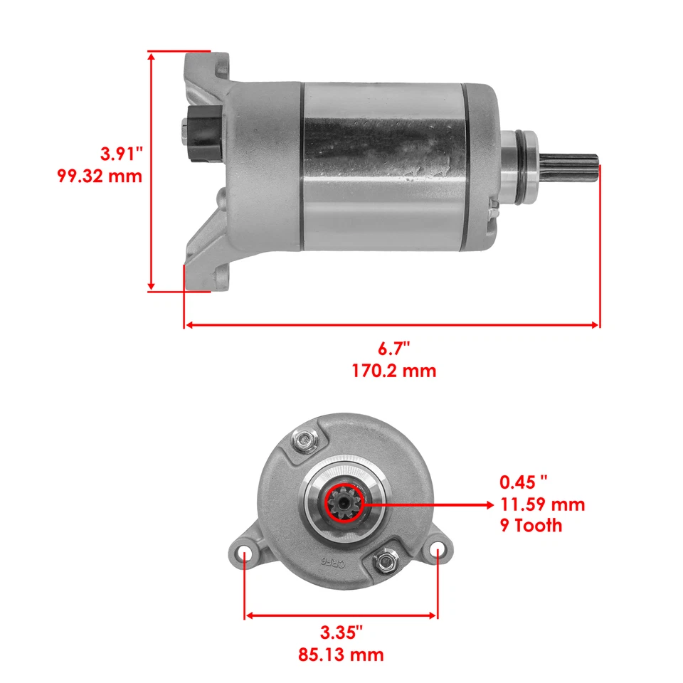 Arranque Caltric para Yamaha V Star 950 XVS950 2009-2016 CW 12 V Foto 2 de 4