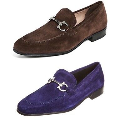 Salvatore Ferragamo Flori Traditional Suede Loafer Salvatore Ferragamo Men main image 2
