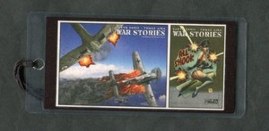 WWII WAR STORIES COMIC BOOK COVERS DOUBLE SIDED LAMINATED BOOKMARK NEW! #24-25