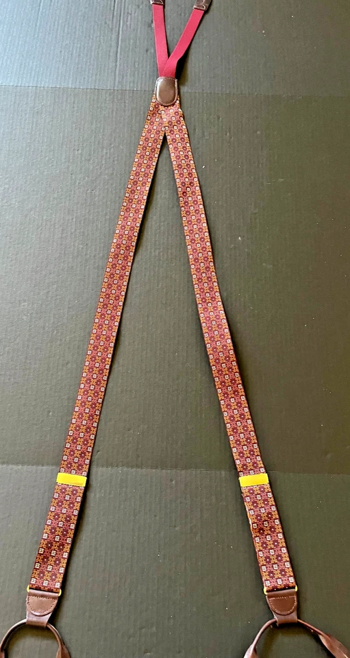 Three Sets Of Rare Cole Haan Suspenders Braces Foto 3 de 4