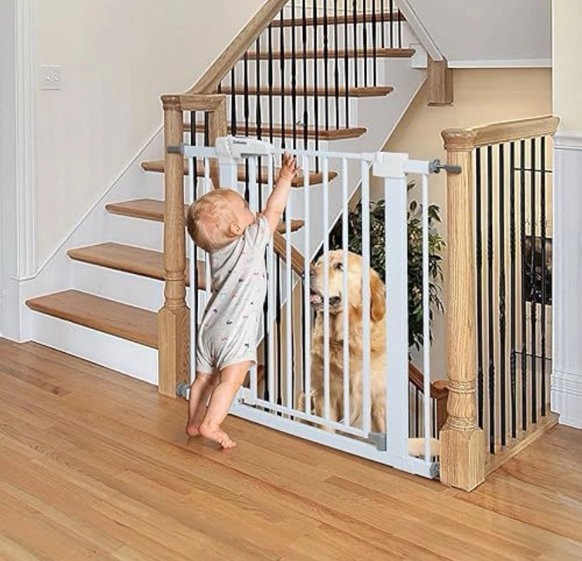 Ворота детские Babel для дверных проемов и лестниц, ворота автоматического закрытия 26–40 дюймов для собак/щенков, - Изображение 4 из 4