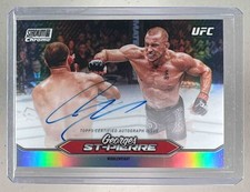 Georges St-Pierre 2025 Topps UFC Stadium Club #CAS-GSP Chrome Auto