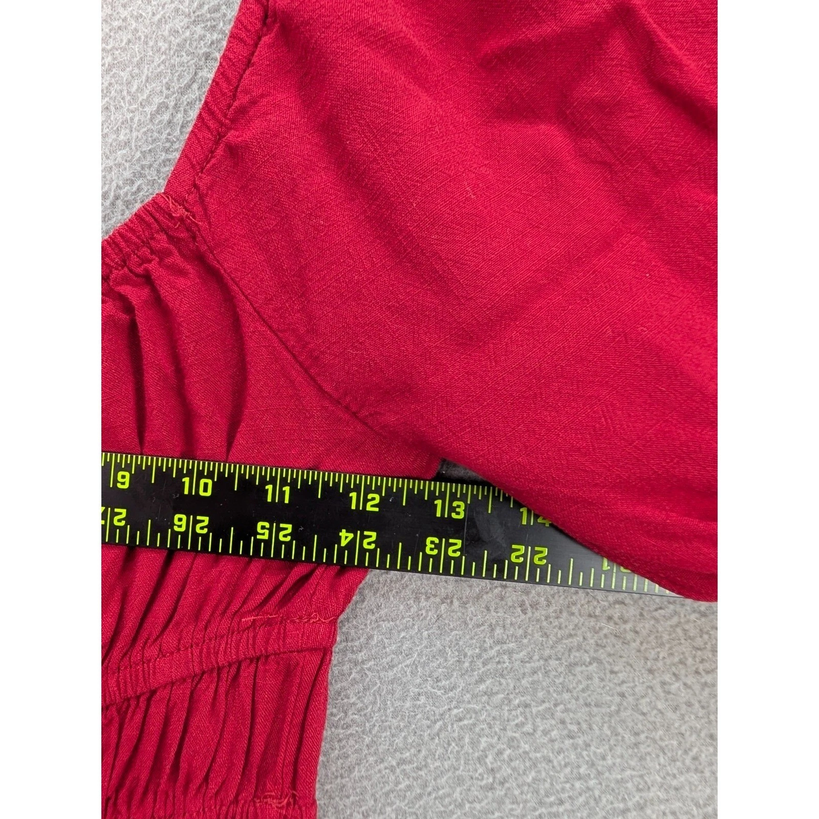 Abito Altar'd State manica lunga a strati con volant San Valentino babydoll donna taglia XS