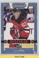 2017-18 Upper Deck Compendium Rookies Blue Jesper Bratt #873 READ w3v