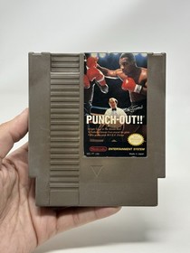 Mike Tyson's Punch-Out Nintendo Entertainment System NES aut&eacute;nticos prendedores limpios