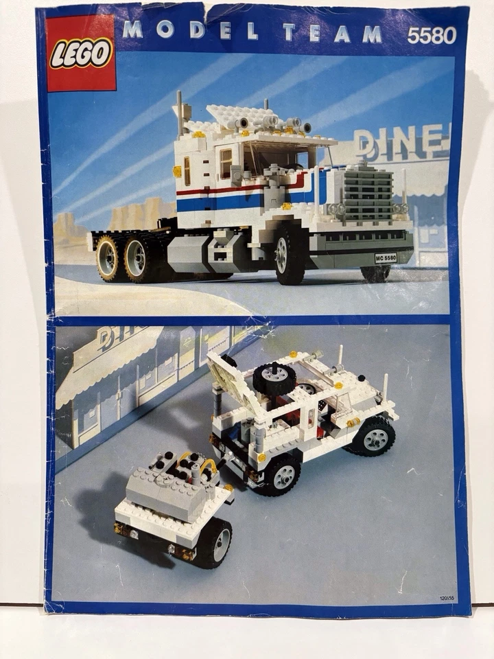 LEGO Model Team: Highway Rig (5580) RARO COMPLETO con instrucciones y hoja de pegatinas Foto 2 de 4