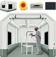 Inflatable Paint Booth, Spray Tent w/ Blowers & Air Filter
