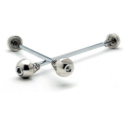 Delta Cycle Axlerodz Bolt On Skewers 69G Cromo Axle SS Spring 5mm Key TD9100