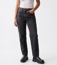 Vintage Levi  s 550 Relaxed Fit Faded Black Denim Jeans Mexico 30x28 Cotton Zip