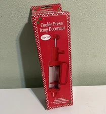 New Cookie Press Icing Decorator Kit