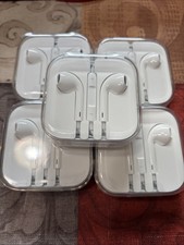 LOTE DE 5 Auriculares Originales Apple iPhone Auriculares con Cable 3.5mm Auriculares Auriculares