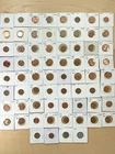 Huge Lincoln Penny Lot Wheat Cents Steel 1943 Mixed Dates Some UNC 68 Coins