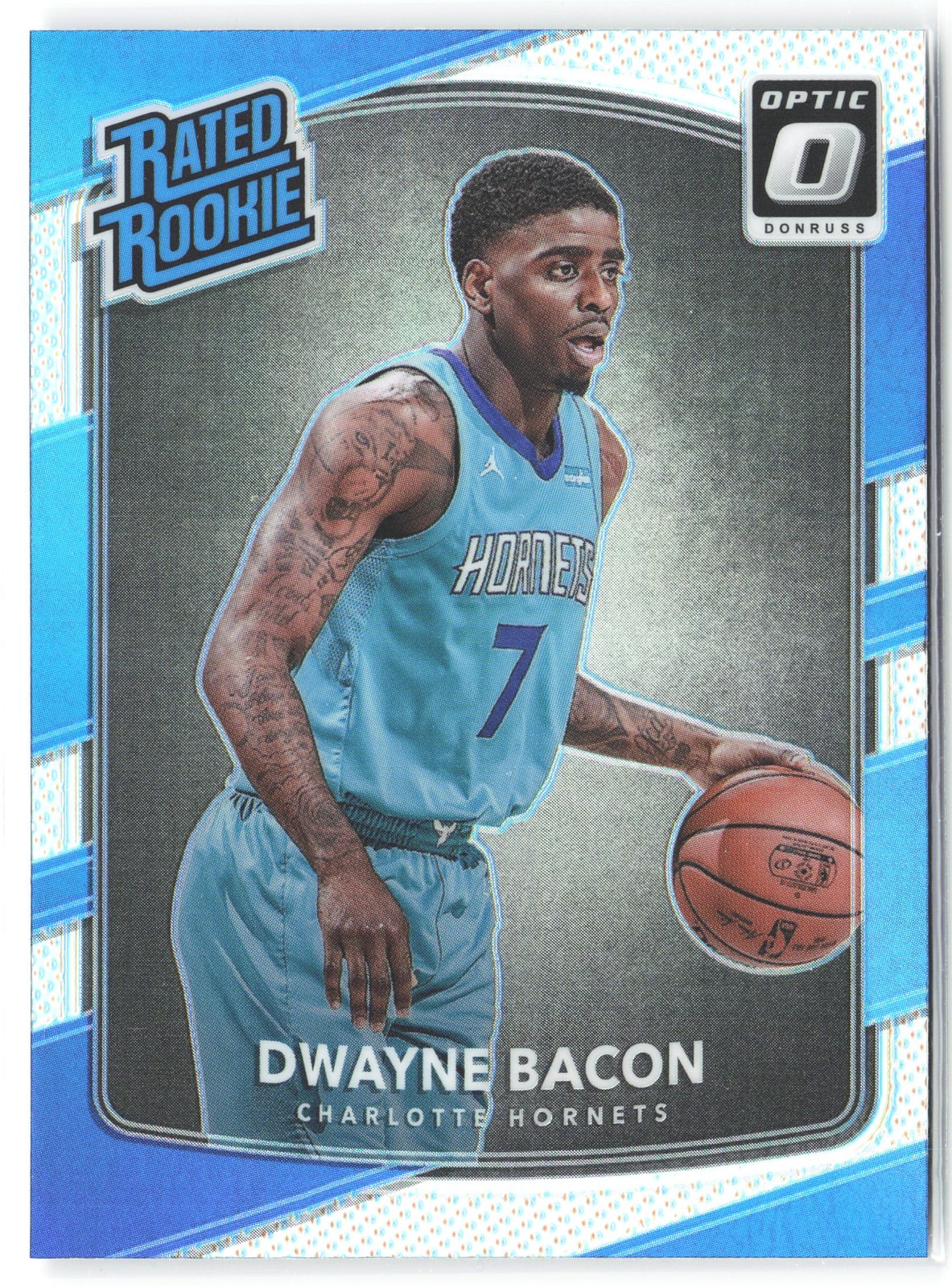 2017-18 Donruss Optic #161 RC Dwayne Bacon Holo Charlotte Hornets