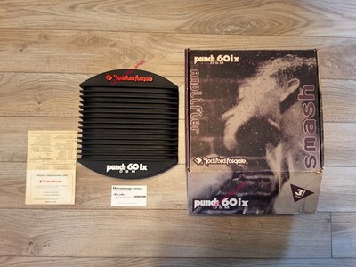 Rockford Fosgate PUNCH 60ix DSM 2-Channel Car Audio Amplifier   OLD SCHOOL!