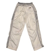 Vintage Tommy Hilfiger Sz Medium white/gray track windbreaker pants