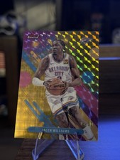 2025-26 Topps Finest - Common Jalen Williams #67 X-Fractor 5/50 Gold SP