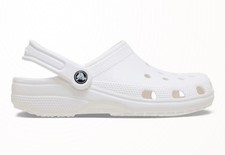 Crocs Unisex Adult Classic Clogs - White - 8Men/10Women-NWT  