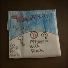 Tan Rips Mystery Wax Pack Baseball Sports Trading Card Pack 10 Cards
