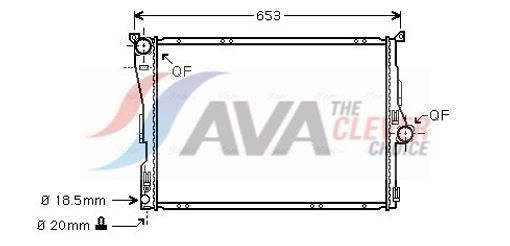 Fits AVA BWA2291 BMW 1 SERIES E81 (2005) 116I 1.6 WATER COOLER