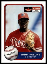 2001 Fleer Platinum Jimmy Rollins Philadelphia Phillies #62